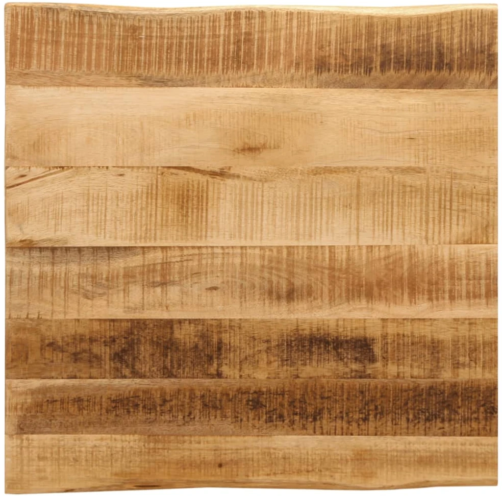 Stalviršis, 80x80x3,8cm, mango medienos masyvas, su gyvu kraštu