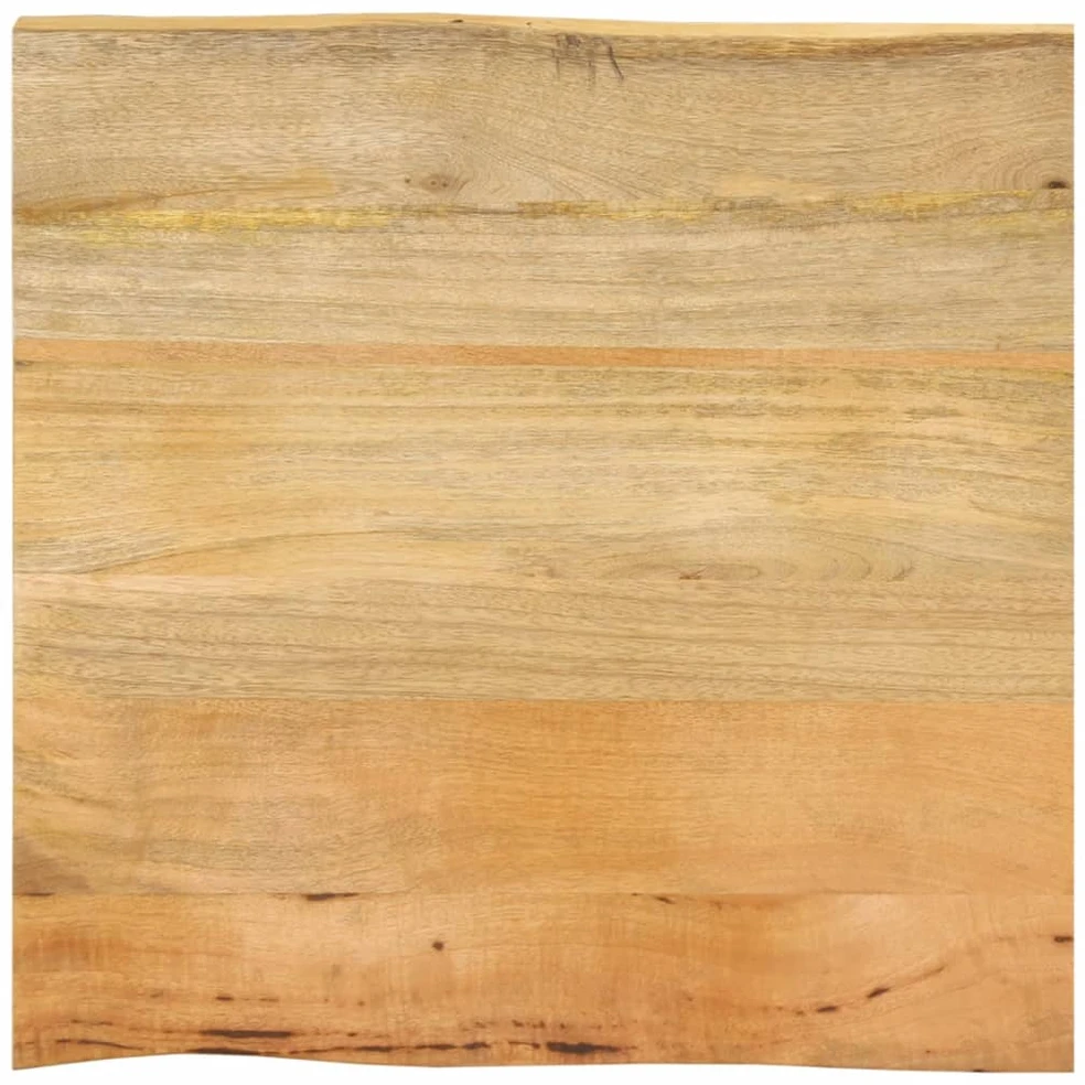 Stalviršis, 80x80x3,8cm, mango medienos masyvas, su gyvu kraštu