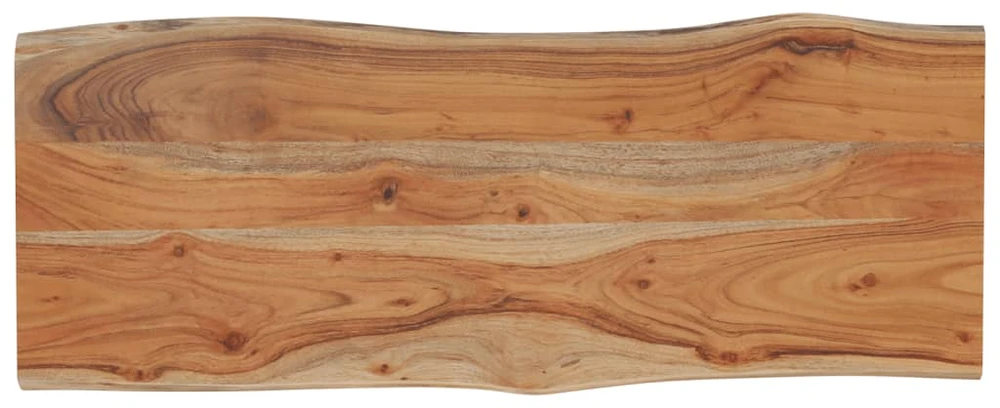 Stalviršis, 90x40x2,5cm, akacijos masyvas, su gyvu kraštu