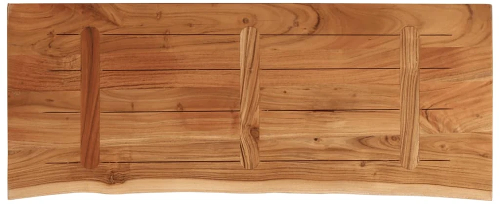 Stalviršis, 90x40x2,5cm, akacijos masyvas, su gyvu kraštu