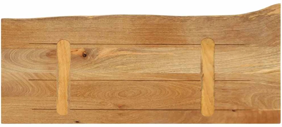 Stalviršis, 90x40x2,5cm, mango medienos masyvas, su gyvu kraštu