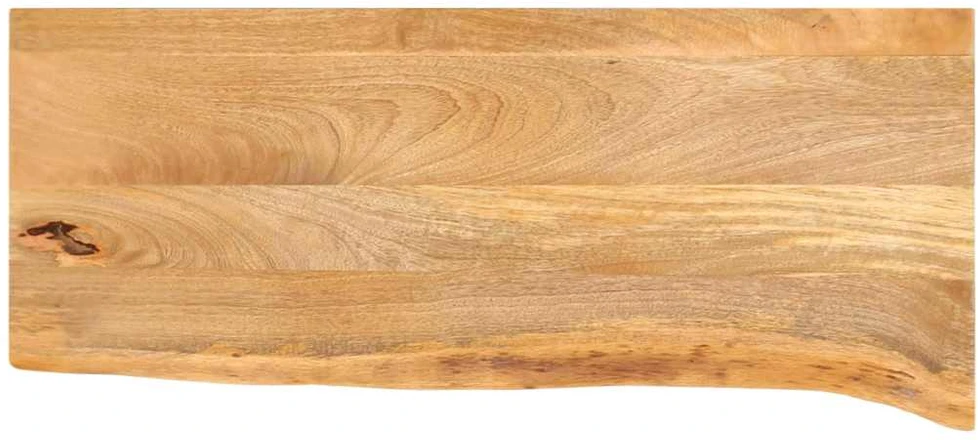 Stalviršis, 90x40x2,5cm, mango medienos masyvas, su gyvu kraštu