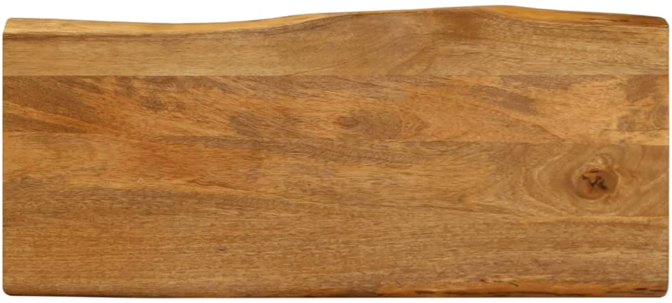 Stalviršis, 90x40x2,5cm, mango medienos masyvas, su gyvu kraštu