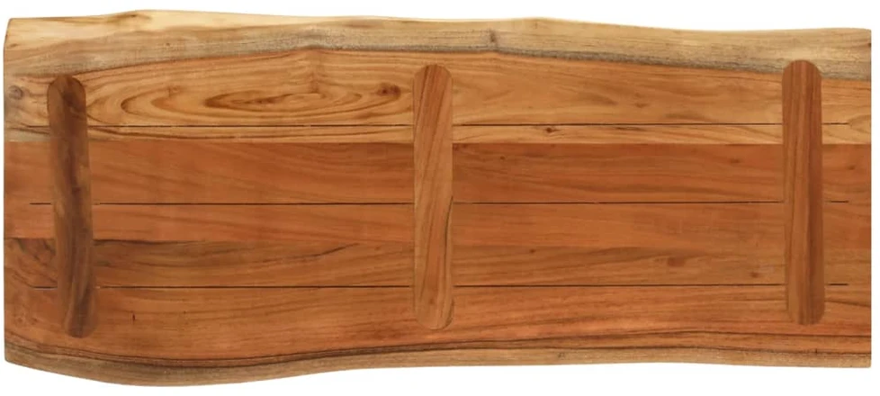 Stalviršis, 90x40x3,8cm, akacijos masyvas, su gyvu kraštu