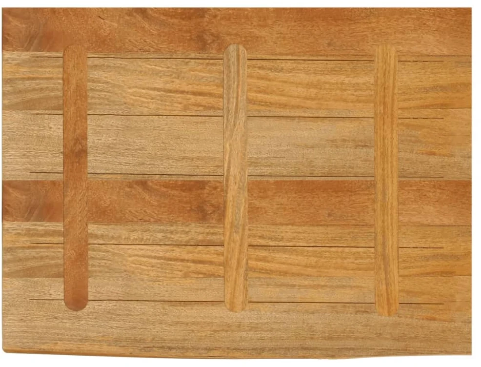 Stalviršis, 90x60x2,5cm, mango medienos masyvas, su gyvu kraštu