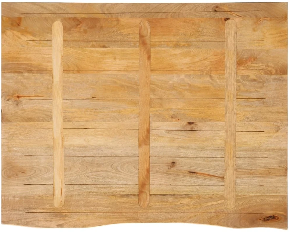 Stalviršis, 90x80x2,5cm, mango medienos masyvas, su gyvu kraštu
