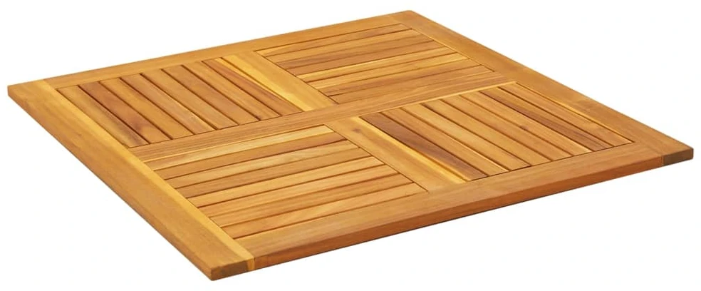 Stalviršis, 90x90x2,2cm, akacijos medienos masyvas, kvadratinis