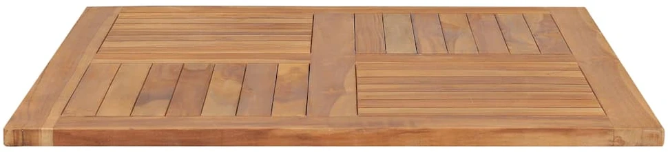 Stalviršis, 90x90x2,5cm, tikmedžio masyvas, kvadratinis