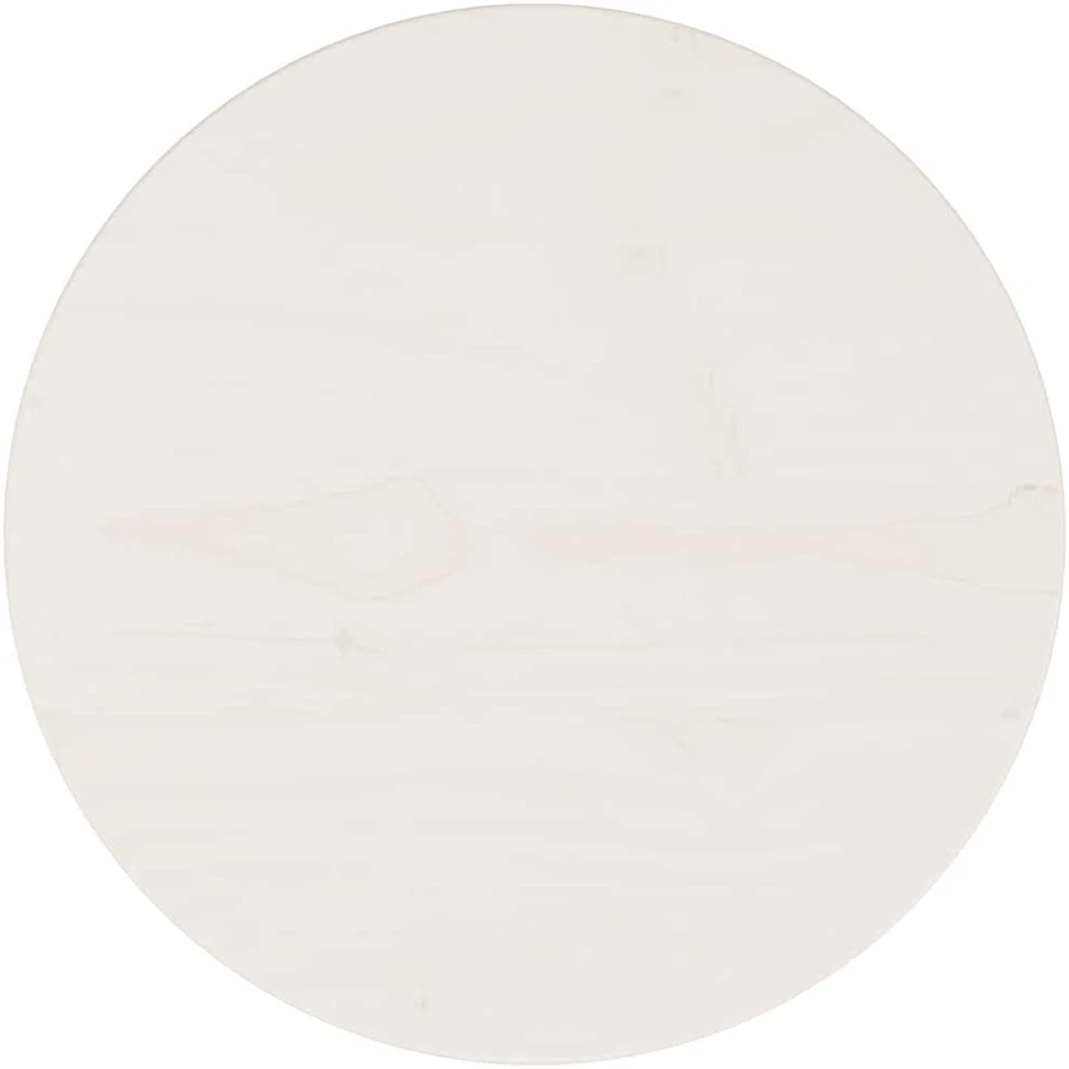 Stalviršis, baltas, skersmuo 30x2,5cm, pušies medienos masyvas