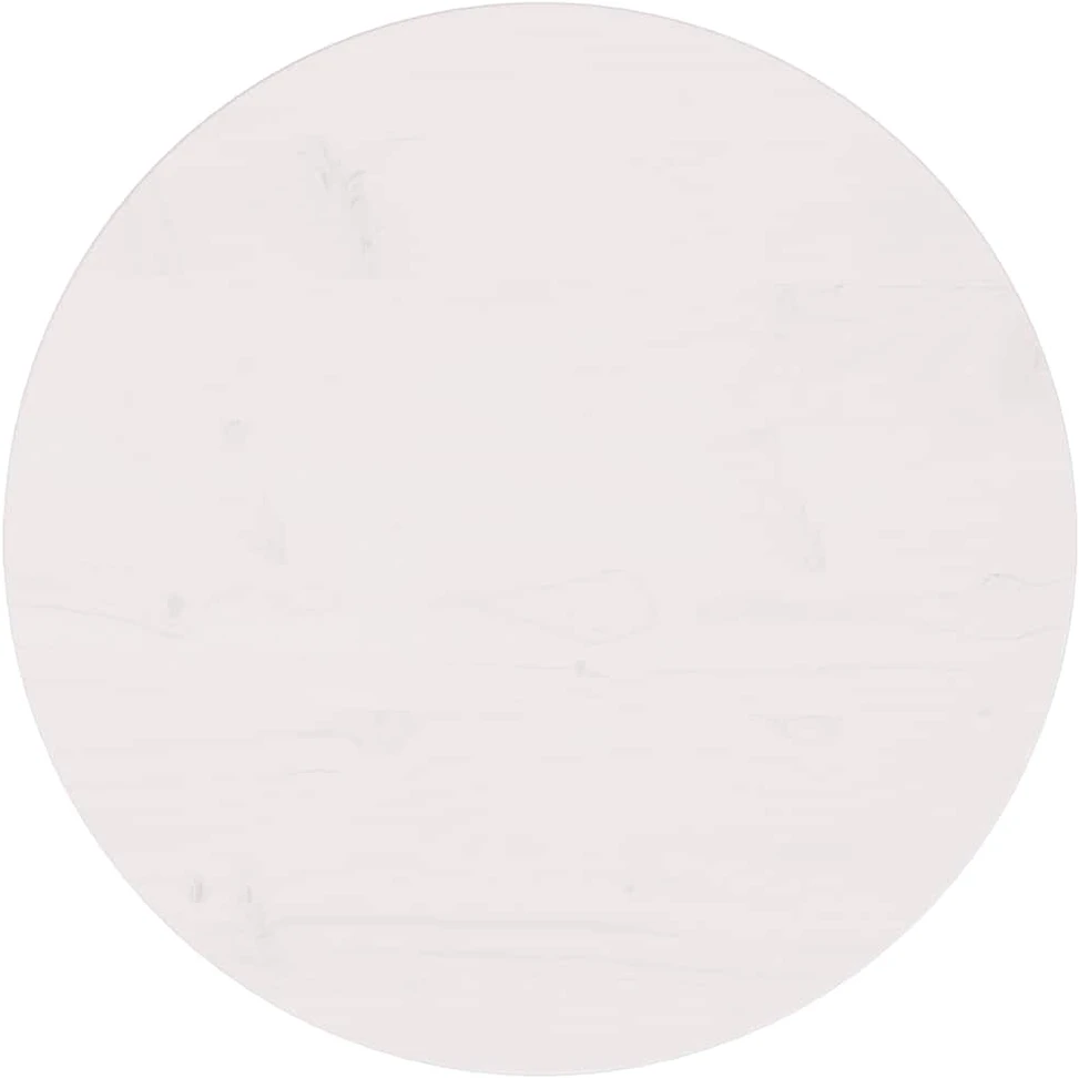 Stalviršis, baltas, skersmuo 50x2,5cm, pušies medienos masyvas