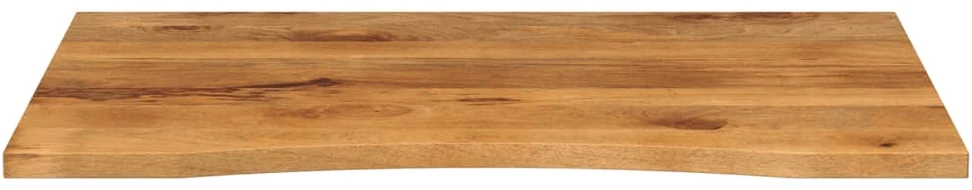 stalviršis su išlenkta 110x80x2,5 cm medžio masyvo grubus mango