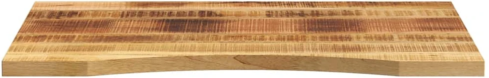 stalviršis su išlenkta 80x50x2,5 cm medžio masyvo grubus mango
