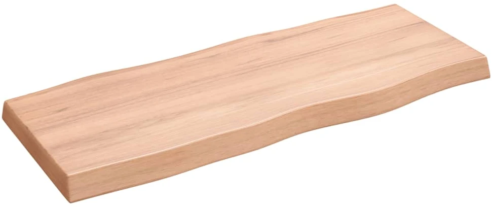 Stalviršis, šviesiai rudas, 100x40x(2-6) cm, medienos masyvas