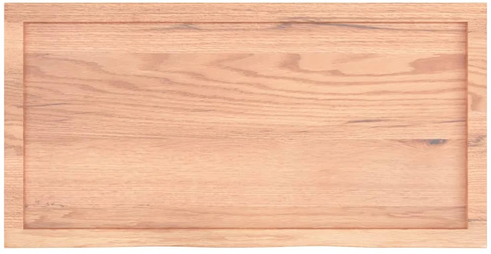 Stalviršis, šviesiai rudas, 100x50x(2-4) cm, medienos masyvas
