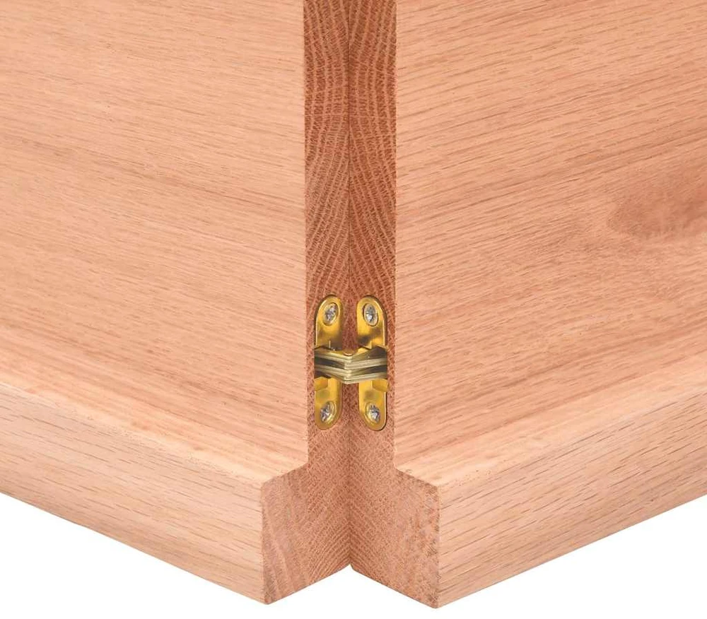 Stalviršis, šviesiai rudas, 140x50x(2-4) cm, medienos masyvas