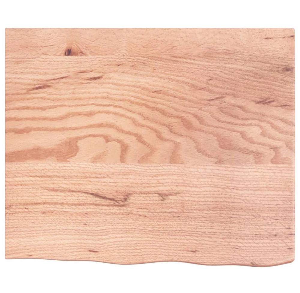 Stalviršis, šviesiai rudas, 60x50x(2-6) cm, medienos masyvas