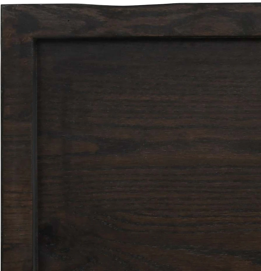 Stalviršis, tamsiai ruda, 140x40x(2-4) cm, medienos masyvas