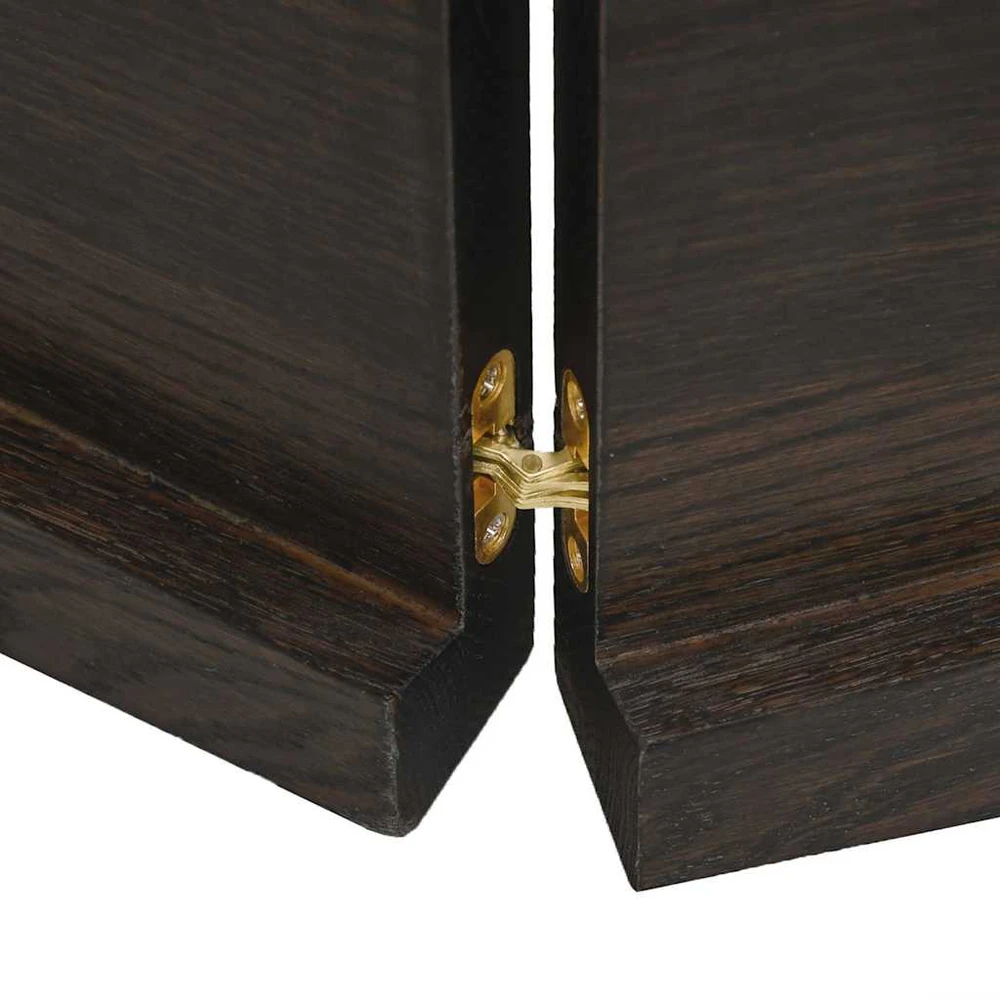 Stalviršis, tamsiai ruda, 140x50x(2-4) cm, medienos masyvas