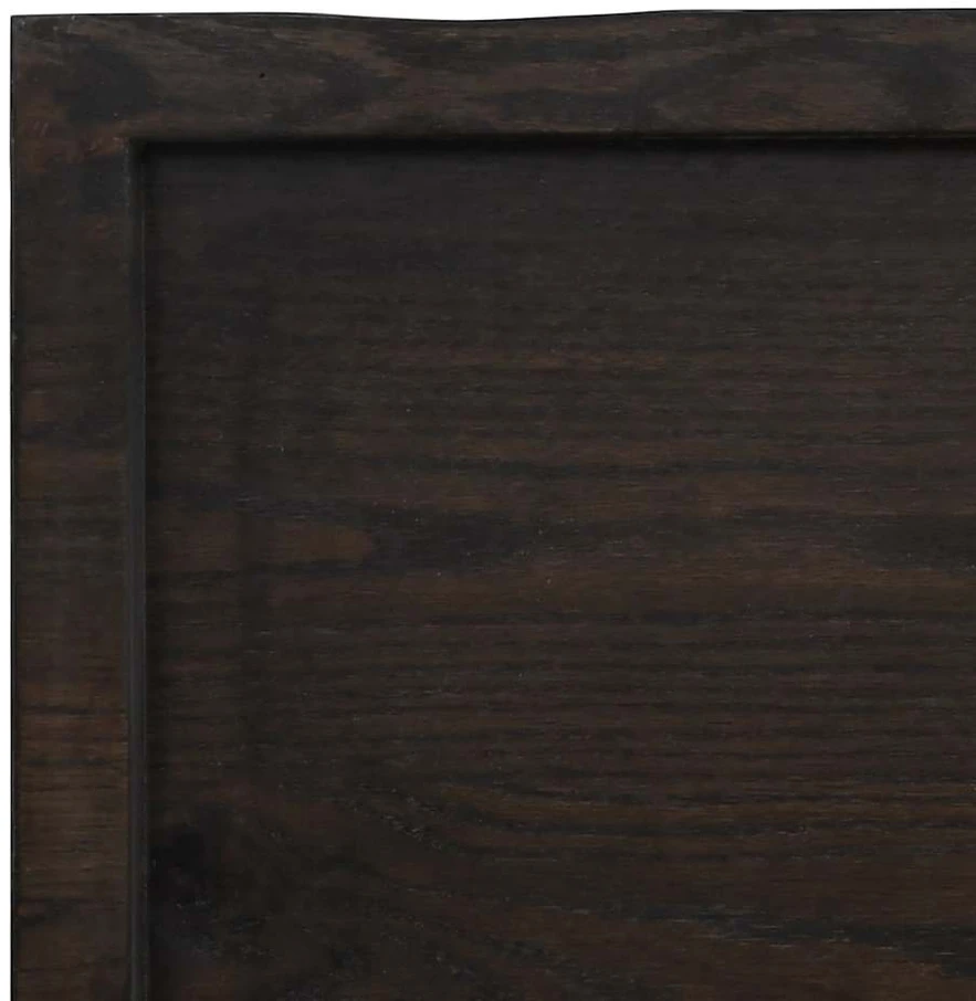 Stalviršis, tamsiai ruda, 160x60x(2-4) cm, medienos masyvas
