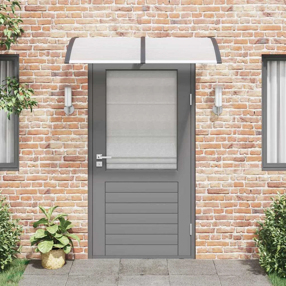 Stogelis durims, juodos spalvos, 150x100cm, polikarbonatas