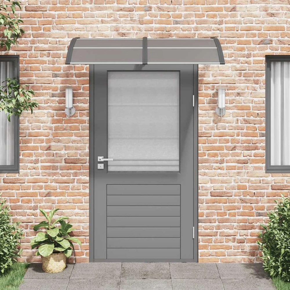 Stogelis durims, juodos spalvos, 150x100cm, polikarbonatas