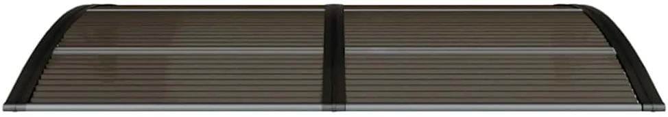 Stogelis durims, juodos spalvos, 150x75cm, polikarbonatas