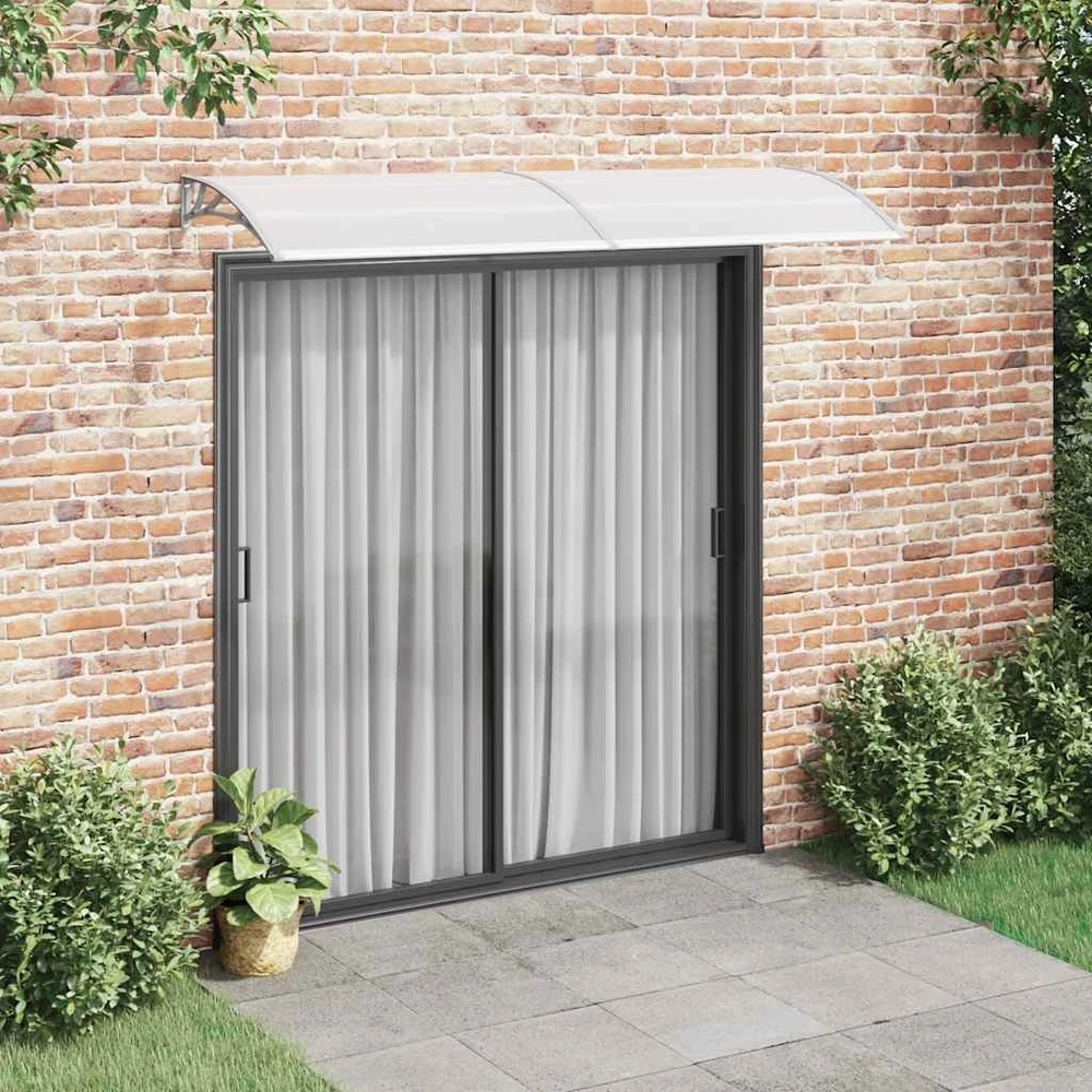 Stogelis durims, pilkos ir permatomos spalvos, 240x75cm, PC