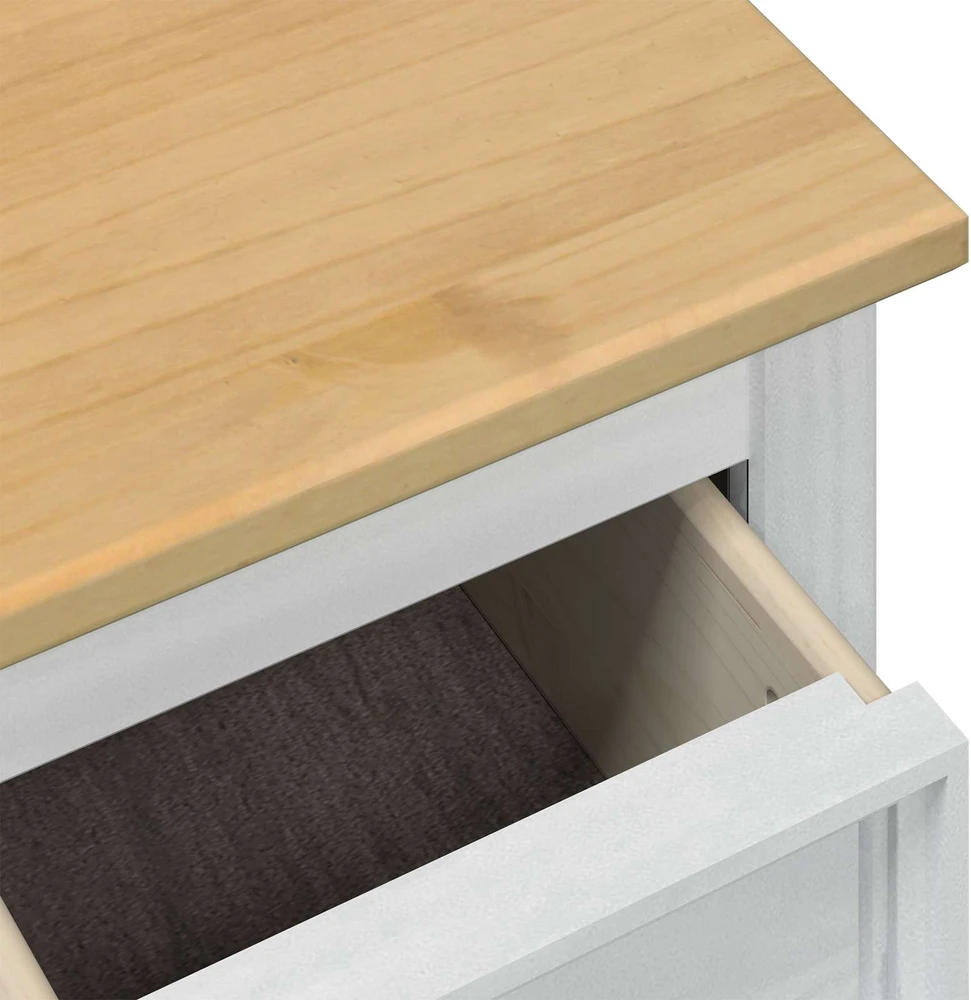 storage box Balta 90 x 78 x 45 cm Kietos pušies mediena