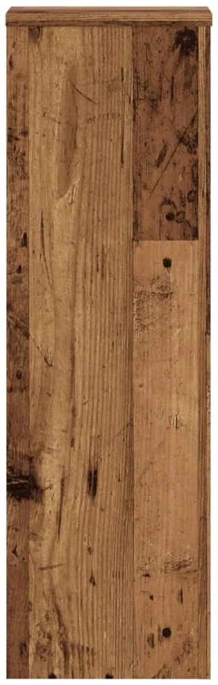 Stovai augalams, 2vnt., sendintos medienos, 25x25x80cm, mediena