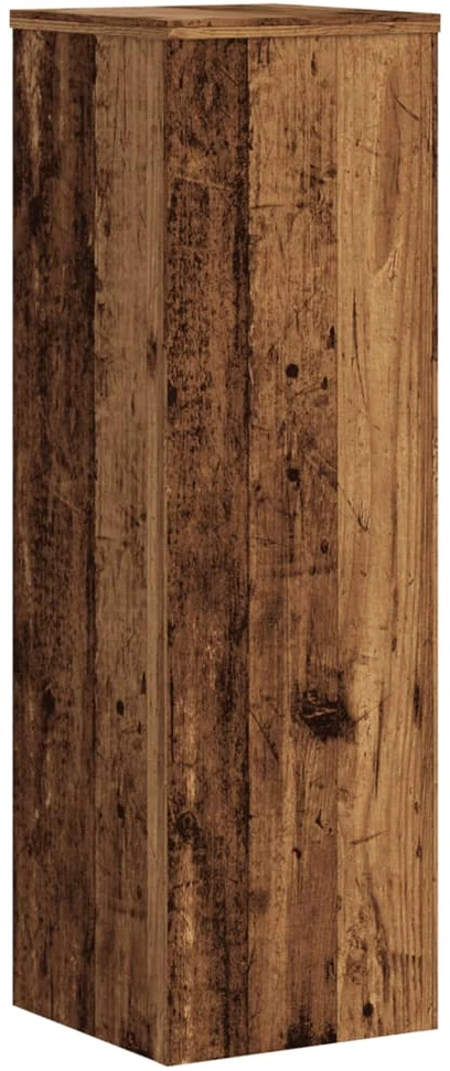 Stovai augalams, 2vnt., sendintos medienos, 25x25x80cm, mediena
