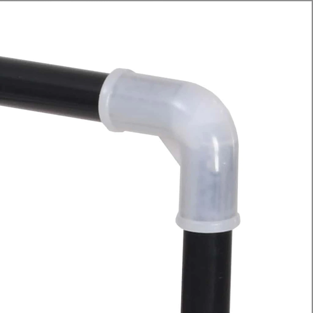 Stovas batams, 7 lentynos, metalinis ir plastikinis, juodas