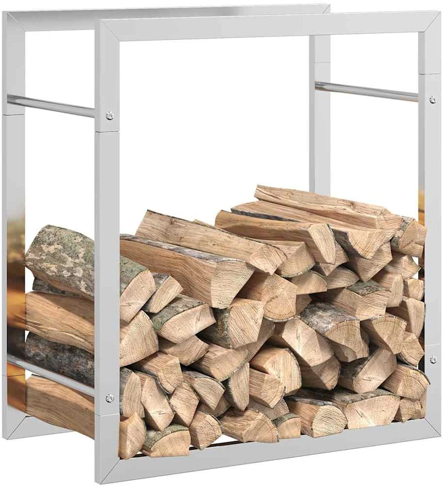 Stovas malkoms, 50x28x56cm, nerūdijantis plienas