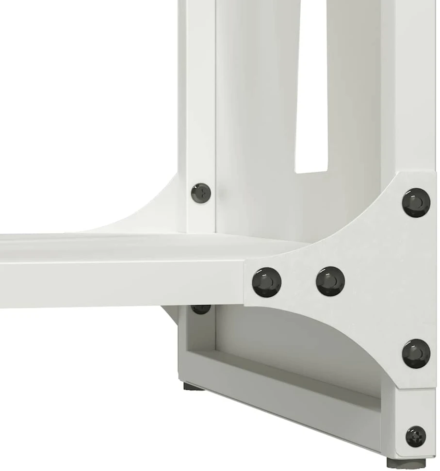Stovas malkoms, balta, 40x30x80 cm, šaltai valcuotas plienas