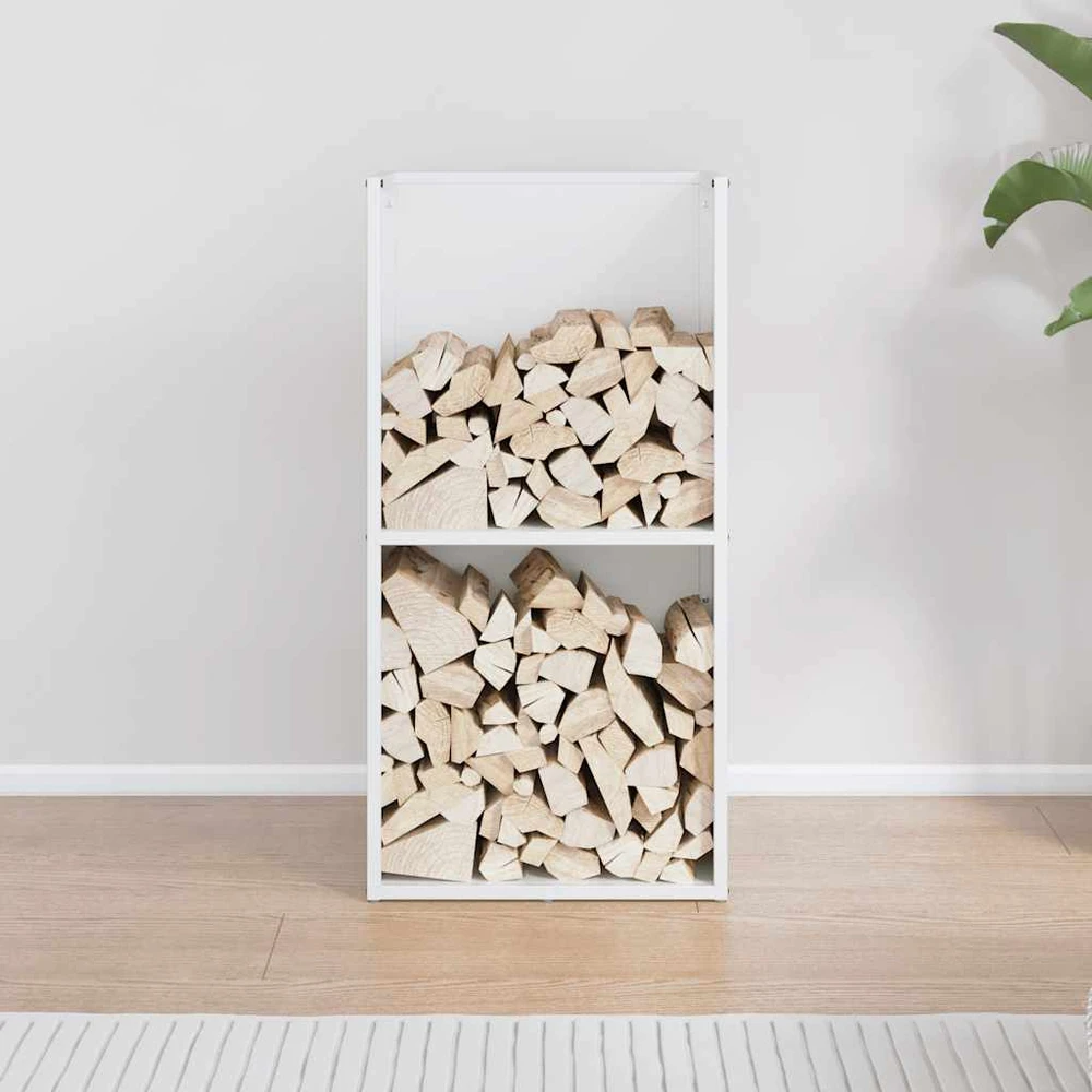 Stovas malkoms, balta, 40x30x80 cm, šaltai valcuotas plienas