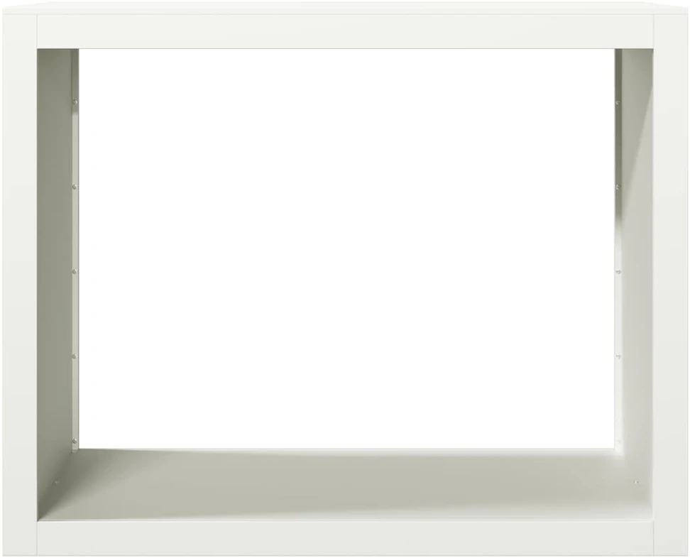 Stovas malkoms, baltos spalvos, 100x40x80cm, plienas