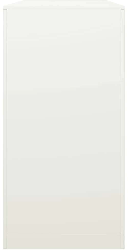 Stovas malkoms, baltos spalvos, 100x40x80cm, plienas