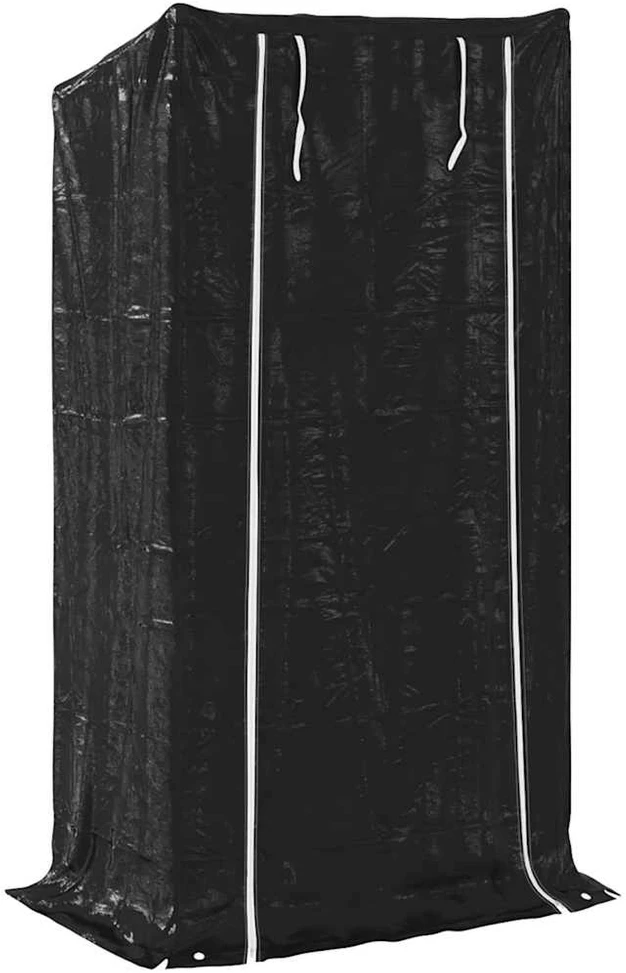 Stovas malkoms su apdangalu nuo lietaus, 100x60x200cm