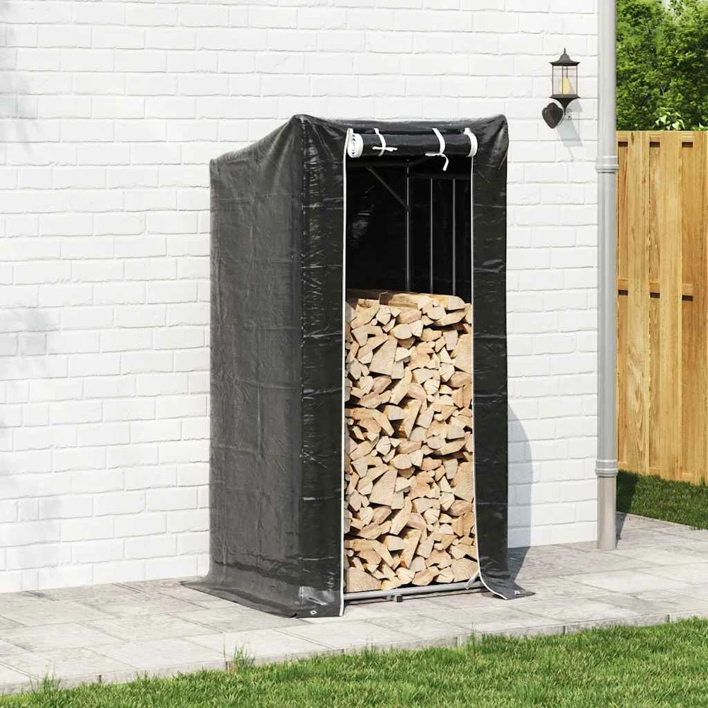 Stovas malkoms su apdangalu nuo lietaus, 100x80x200cm