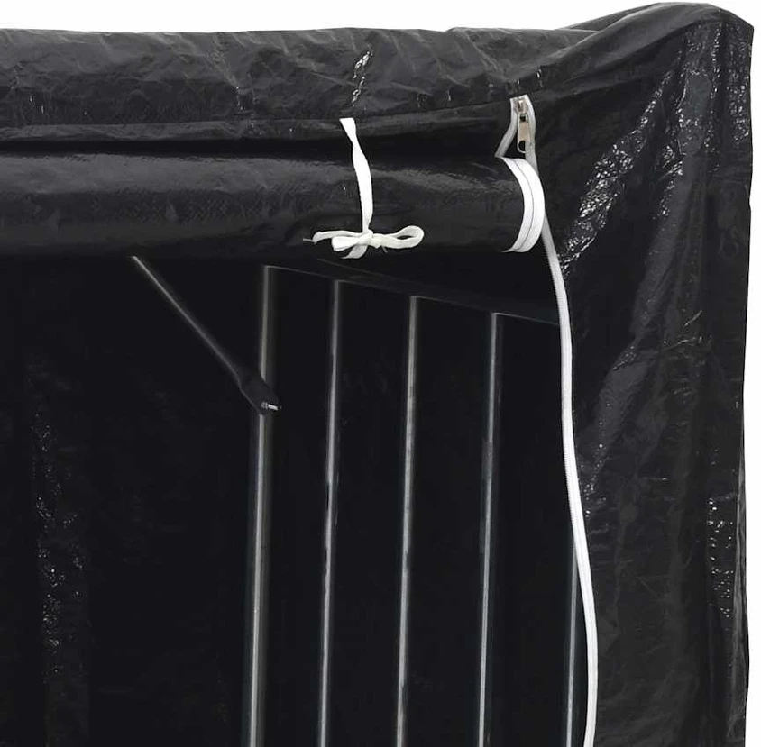 Stovas malkoms su apdangalu nuo lietaus, 100x40x200cm