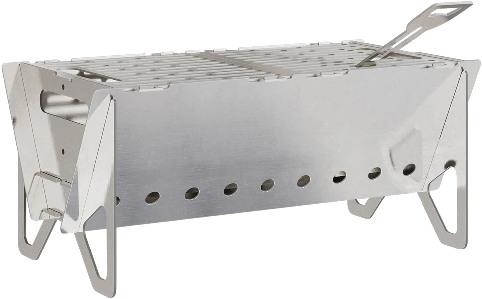 Stovyklavimo laužavietė 42 x 22 x 18 cm Nerūdijantis plienas