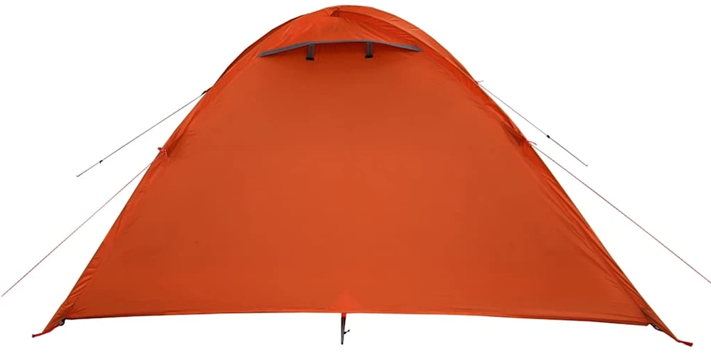 Stovyklavimo palapinė, oranžinė, keturvietė, kupolinė