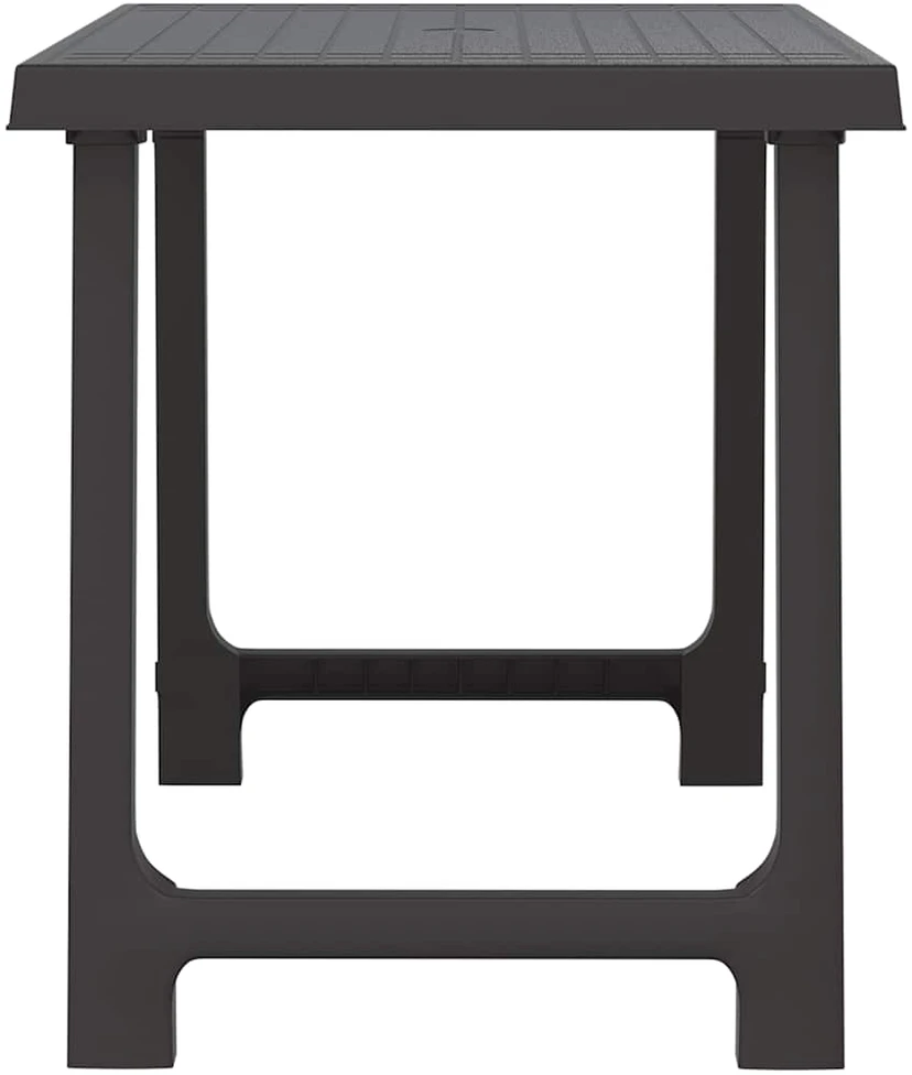 Stovyklavimo stalas, antracito, 79x56x64cm, PP