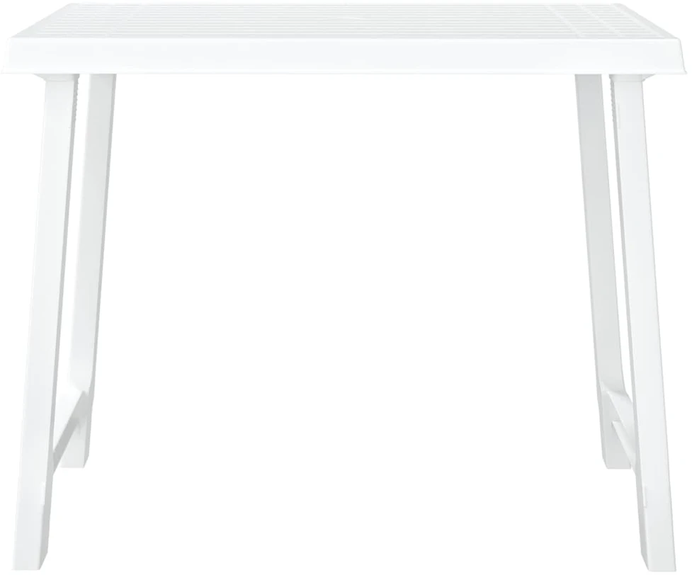 Stovyklavimo stalas, baltas, 79x56x64cm, PP, medienos imitacija