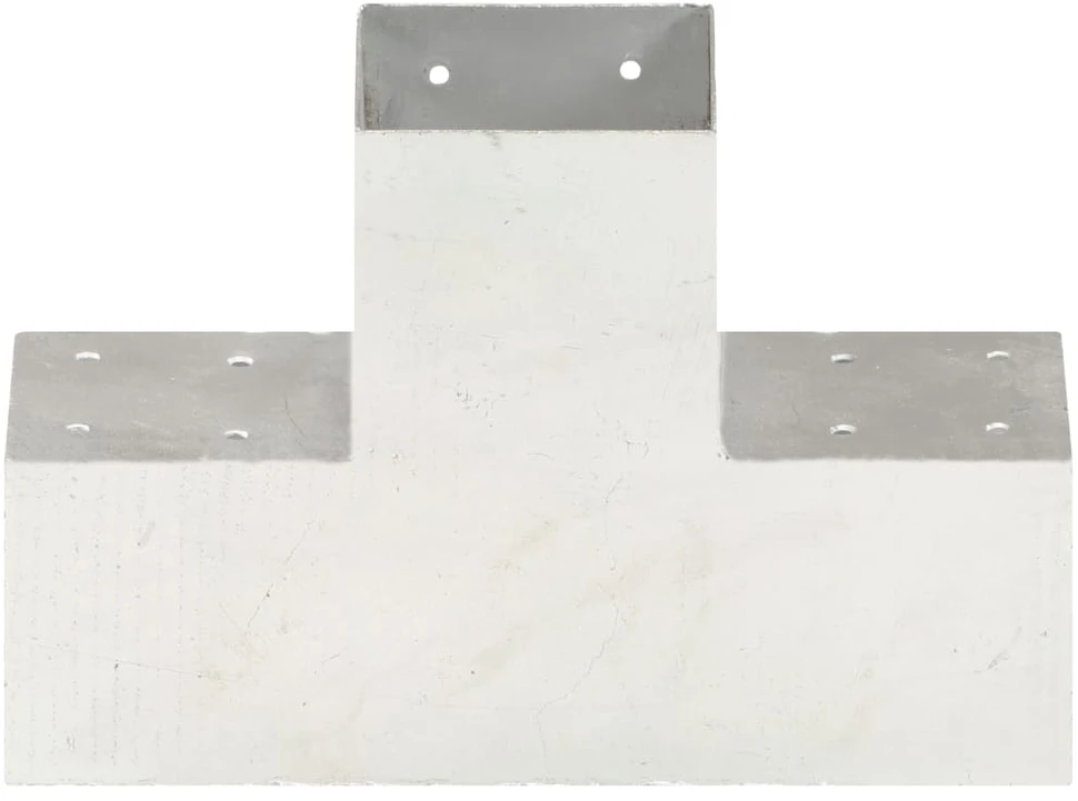Stulpo sujungimas, 101x101mm, galvanizuotas metalas, X formos