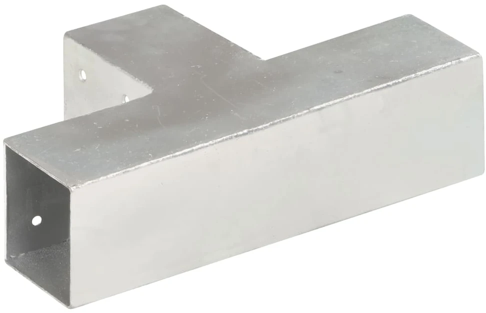 Stulpo sujungimas, 71x71mm, galvanizuotas metalas, T formos
