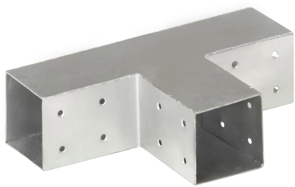 Stulpo sujungimas, 71x71mm, galvanizuotas metalas, T formos