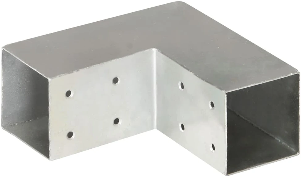 Stulpo sujungimas, 71x71mm, galvanizuotas metalas, L formos