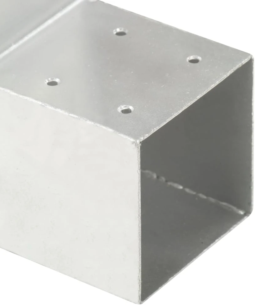 Stulpo sujungimas, 91x91mm, galvanizuotas metalas, L formos