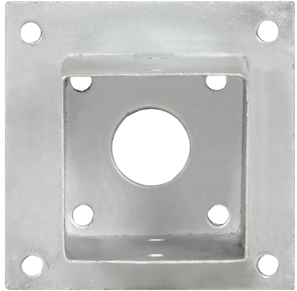 Stulpų pagrindai, 4vnt., galvanizuotas metalas, 91mm