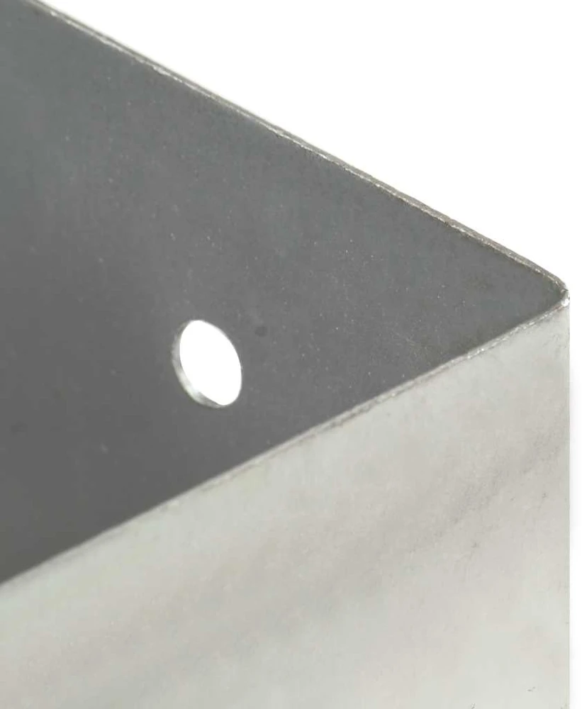 Stulpų pagrindai, 4vnt., galvanizuotas metalas, 141mm
